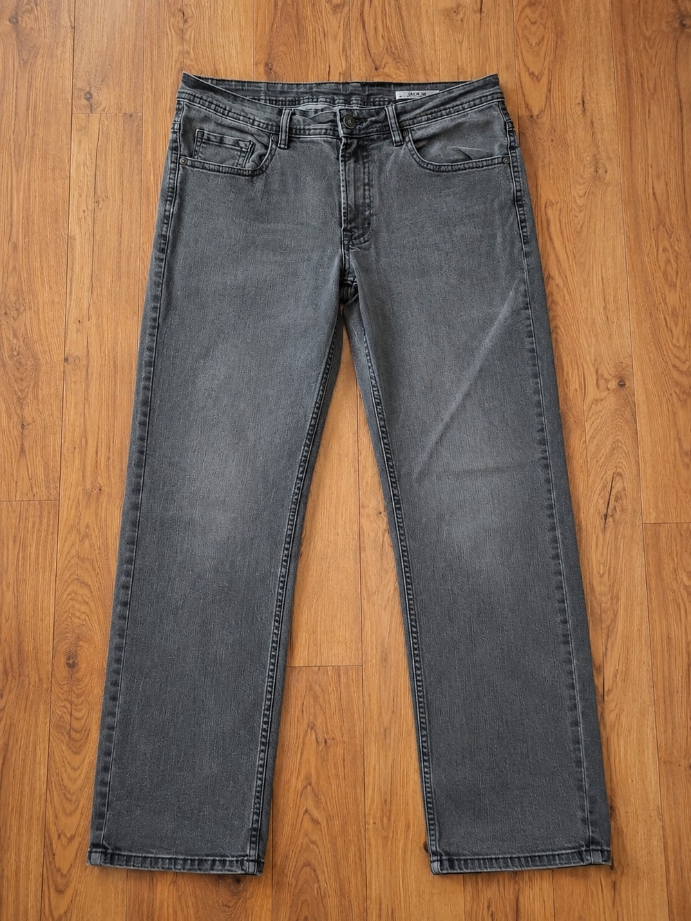 Buffalo David Bitton Jack-X Slim Straight Stretch Gray Jeans 34x32